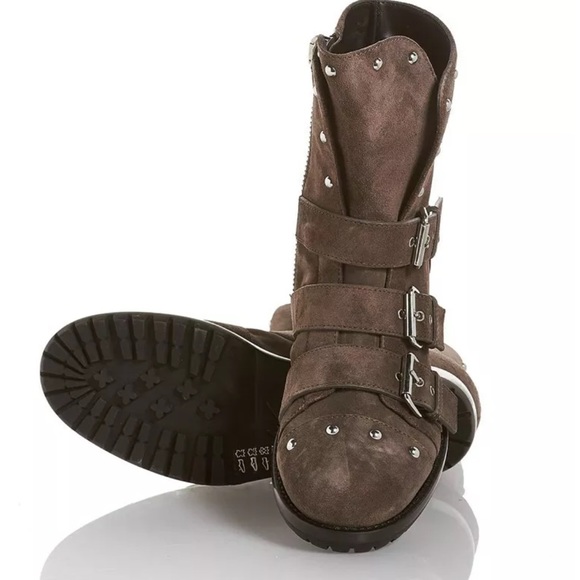 Vintage Giuseppe Zanotti Suede Harness Boots (39)